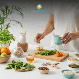 دورة التغذية التكاملية في الأيورفيدا واليوغ